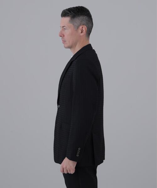 St ANDREWS（セントアンドリュース）の「【St ANDREWS】【ストレッチ】ふくれジャガードジャケット (MENS)（テーラードジャケット・メンズ・ブラック・L/M）」の5枚目の写真