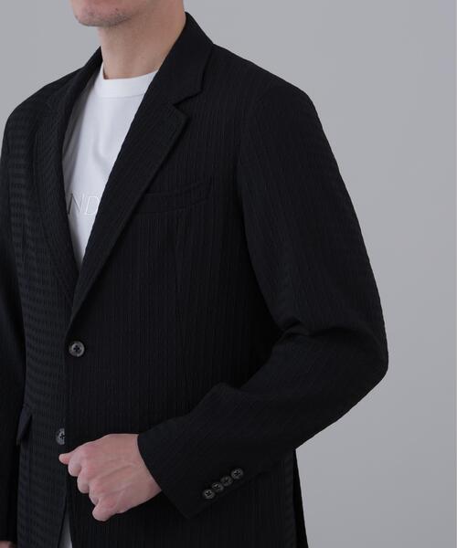 St ANDREWS（セントアンドリュース）の「【St ANDREWS】【ストレッチ】ふくれジャガードジャケット (MENS)（テーラードジャケット・メンズ・ブラック・L/M）」の8枚目の写真