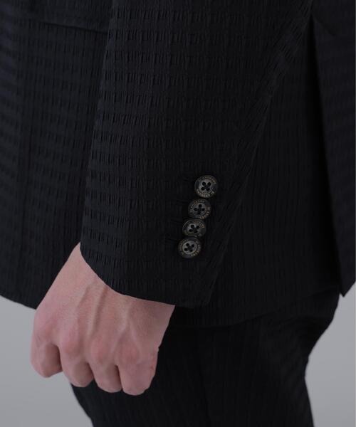 St ANDREWS（セントアンドリュース）の「【St ANDREWS】【ストレッチ】ふくれジャガードジャケット (MENS)（テーラードジャケット・メンズ・ブラック・L/M）」の10枚目の写真
