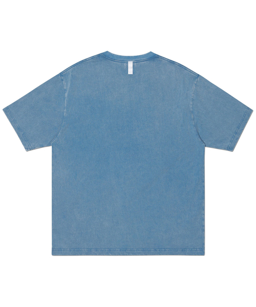 NOMANUAL(NOMANUAL)の「LAYERED ARCH GRAPHIC T-SHIRT - WASHED NAVY(Tシャツ/カットソー・レディース・その他・MEDIUM/LARGE/X-LARGE/SMALL)」の2枚目の写真