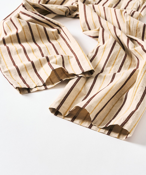 417 EDIFICE（フォーワンセブンエディフィス）の「ノルマンディーリネン パンツ（スラックス・メンズ・ブラック/アイボリー/カーキ/ベージュ・SMALL/MEDIUM/LARGE）」の8枚目の写真