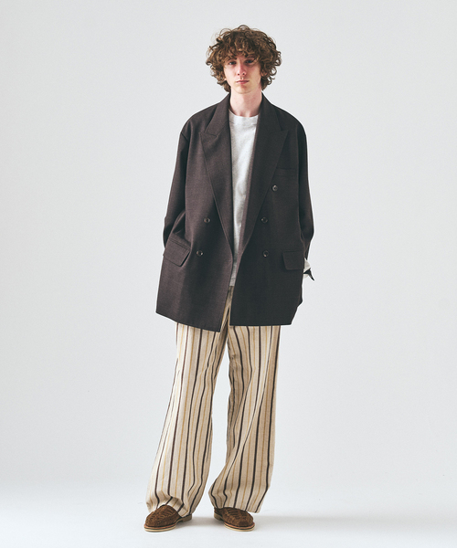 417 EDIFICE（フォーワンセブンエディフィス）の「ノルマンディーリネン パンツ（スラックス・メンズ・ブラック/アイボリー/カーキ/ベージュ・SMALL/MEDIUM/LARGE）」の9枚目の写真