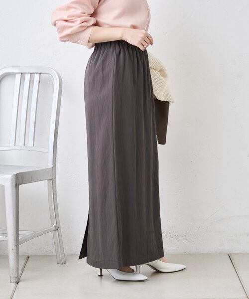 Jena espace merveilleux(ジェナ エスパスメルヴェイユ)の「キャタピラーナロースカート(スカート・レディース・チャコールグレー/オフホワイト/ベージュ・FREE)」の22枚目の写真