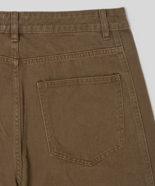 LXT（エルエックスティー）の「ナチュラルウォッシュドコットンワイドストレートパンツ[ブラウン]（その他パンツ・レディース・その他・SMALL/MEDIUM/LARGE/X-LARGE/XX-LARGE）」の9枚目の写真