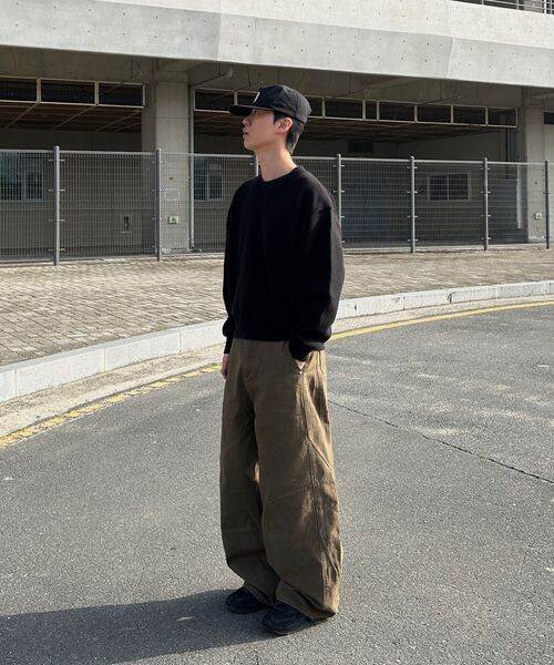 LXT（エルエックスティー）の「ナチュラルウォッシュドコットンワイドストレートパンツ[ブラウン]（その他パンツ・レディース・その他・SMALL/MEDIUM/LARGE/X-LARGE/XX-LARGE）」の14枚目の写真