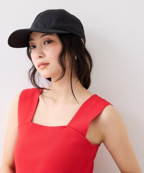VIS(ビス)の「マイナス18℃ネックカバーつきUVキャップ/UVカット・遮熱(キャップ・レディース・ベージュ/ブラック・FREE)」の6枚目の写真