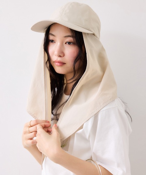 マイナス18℃ネックカバーつきUVキャップ/UVカット・遮熱（キャップ