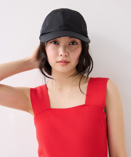 VIS(ビス)の「マイナス18℃ネックカバーつきUVキャップ/UVカット・遮熱(キャップ・レディース・ベージュ/ブラック・FREE)」の5枚目の写真