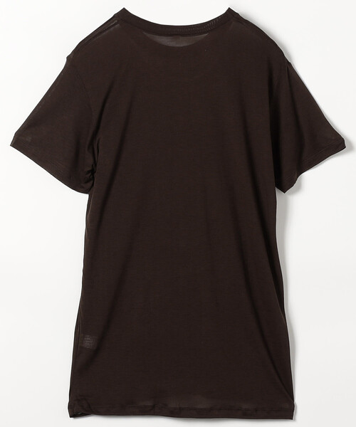 baserange ブラウン 半袖Tシャツ BASERANGE/ベースレンジ】PIN TEE SHIRT Tシャツ（Tシャツ／カットソー