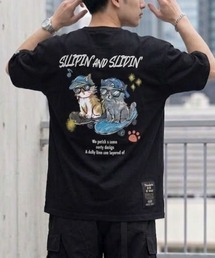 アニマル 発泡プリント 半袖Tシャツ