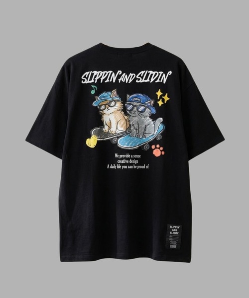 Mac-House(マックハウス)の「アニマル 発泡プリント 半袖Tシャツ(Tシャツ/カットソー・メンズ・ホワイト/ブラック系1/ピンク/グリーン系その他2/ブラック/ホワイト系・M/L)」の18枚目の写真