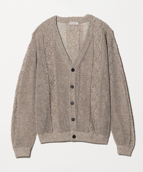 BEAUTY&YOUTH UNITED ARROWS(ビューティーアンドユースユナイテッドアローズ)の「アイレットパターン シアー カーディガン(カーディガン/ボレロ・メンズ・グレー系/ベージュ・S/M/XL/L)」の21枚目の写真