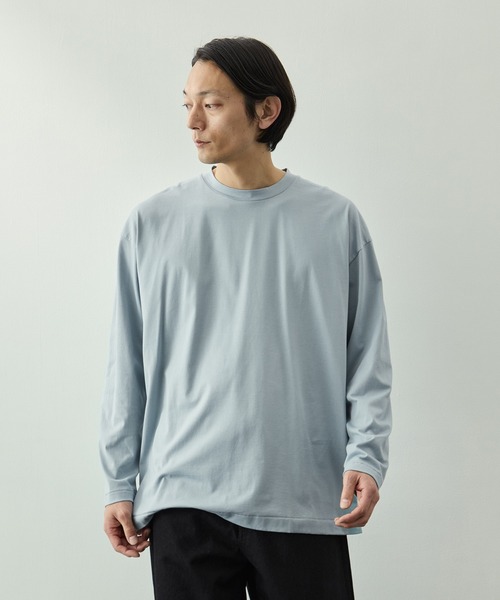 ATON/エイトン】SUVIN 60/2 OVERSIZED LONG SLEEVE T-SHIRT（Tシャツ