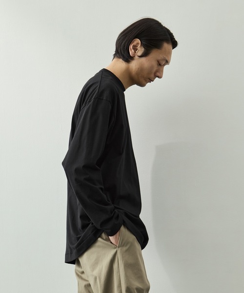 ATON/エイトン】SUVIN 60/2 OVERSIZED LONG SLEEVE T-SHIRT（Tシャツ