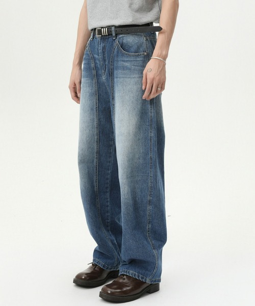REBALANCE(リバランス)の「カーブドデニムパンツ(デニムパンツ・メンズ・A/B・LARGE/MEDIUM)」の12枚目の写真