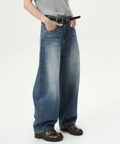 REBALANCE(リバランス)の「カーブドデニムパンツ(デニムパンツ・メンズ・A/B・LARGE/MEDIUM)」の15枚目の写真