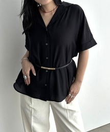 asymmetry tulle tops（シャツ/ブラウス）｜NOTREemor（ノートルエモア