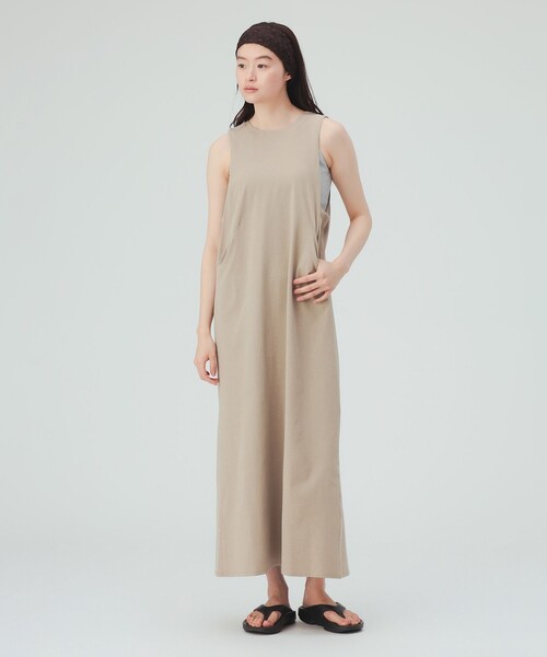 BEAMS HEART(ビームスハート)の「【接触冷感・吸湿速乾】コンフォート カット ワンピース(ワンピース・レディース・ブラウン/ベージュ/ブラック・FREE)」の16枚目の写真