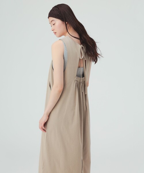 BEAMS HEART(ビームスハート)の「【接触冷感・吸湿速乾】コンフォート カット ワンピース(ワンピース・レディース・ブラウン/ベージュ/ブラック・FREE)」の12枚目の写真