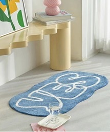 Fun & Daily（ファンアンドデイリー）の「F&D : "Yes"ロゴフロアマット（ラグ/マット）」