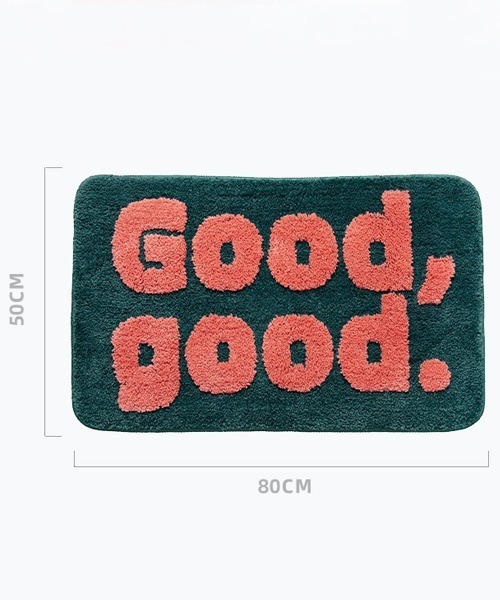 Fun & Daily(ファンアンドデイリー)の「Good Good ラグマット(ラグ/マット・レディース・グリーン・FREE)」の5枚目の写真