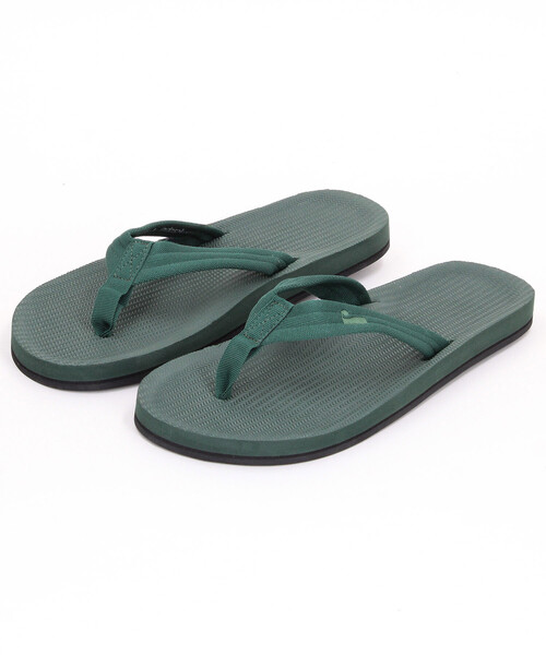 FREAK'S STORE（フリークスストア）の「INDOSOLE/インドソール EASY LIVING FLIP FLOPS MENS インドソール ビーチサンダル（サンダル・メンズ・グリーン/ブラウン/ブラック/その他9/ナチュラル/レンガ・9/7.5）」の4枚目の写真