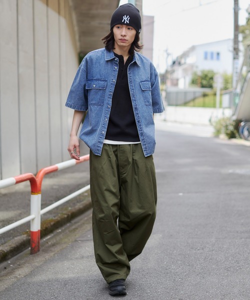 WEGO(ウィゴー)の「WEGO/【26年春夏新作】イージーサーカスパンツ(その他パンツ・メンズ・カーキ/ホワイト/ブラック系3・SMALL/LARGE/MEDIUM)」の7枚目の写真