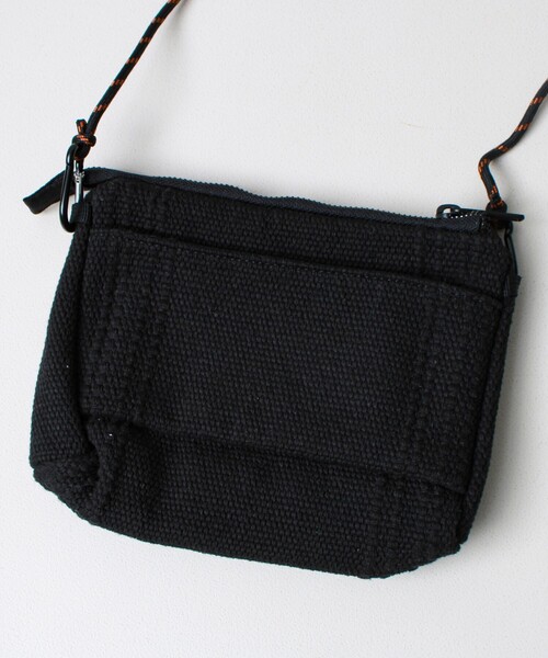 UNIVERSAL OVERALL（ユニバーサルオーバーオール）の「【UNIVERSAL OVERALL】Summer knit sacoche（ショルダーバッグ・メンズ・サックスブルー/ブラック/オレンジ/ラベンダー/オフホワイト・FREE）」の10枚目の写真