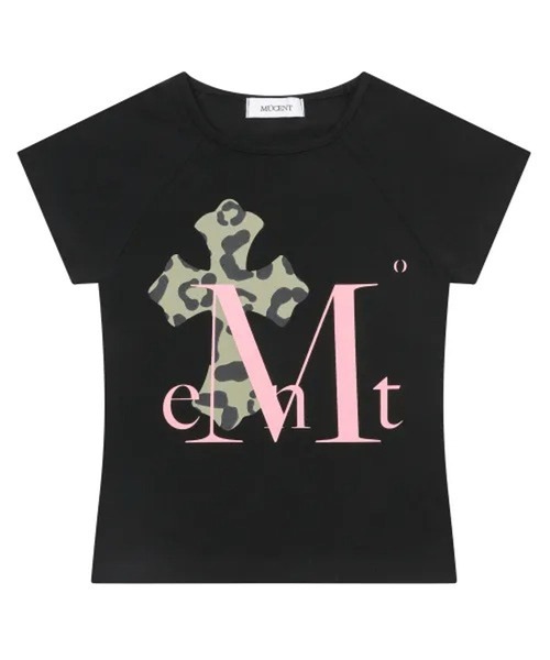 MUCENT(ムセント)の「MUCENT/カモクロスラグランTシャツ(Tシャツ/カットソー・レディース・ブラック×ピンク/ブラック×カーキ/ホワイト・FREE)」の19枚目の写真