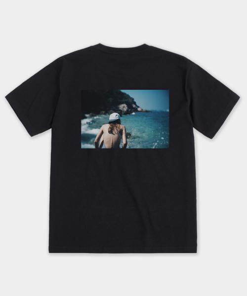 CAMEL WORK(キャメルワーク)の「リアルビーチ半袖Tシャツ(ブラック)(Tシャツ/カットソー・メンズ・その他・X-LARGE/LARGE/MEDIUM)」の3枚目の写真