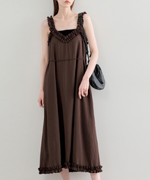 U by SPICK&SPAN | Atelier Edition/アトリエ エディション SHIRRING SHOULDER DRESS(ワンピース)
