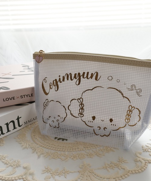 サンリオ ターポリンポーチ マチ付き L こぎみゅん（ポーチ）｜sanrio