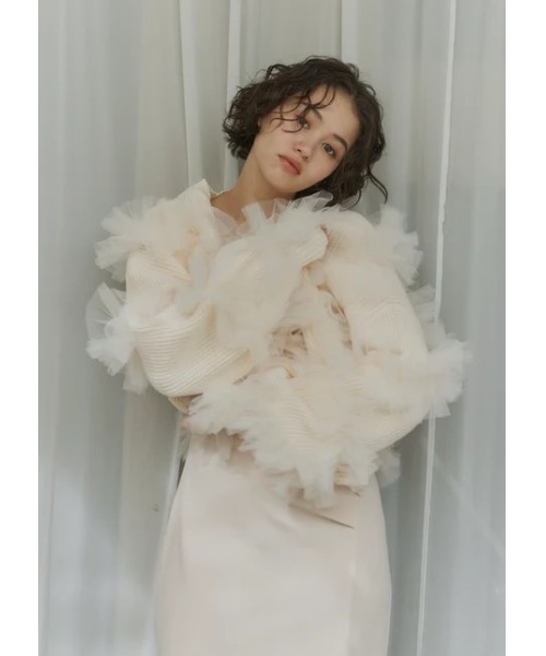 カーディガン plume nuance cardigan NOTREemor（ノートルエモア）の「plume nuance cardigan（ニット