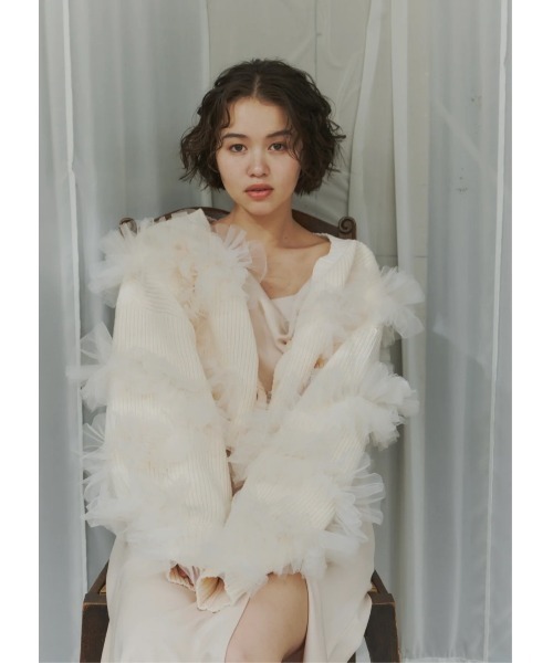 plume nuance short cardigan（カーディガン/ボレロ）｜NOTREemor