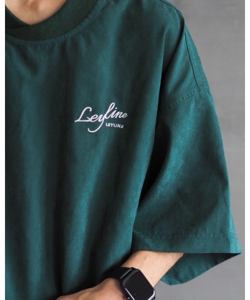 Leyline(レイライン)の「【Leyline】Premium Suede tee / スウェードタッチ 裾リブ オーバーサイズTシャツ(Tシャツ/カットソー・メンズ・ネイビー/グリーン・M/L/XL)」の22枚目の写真
