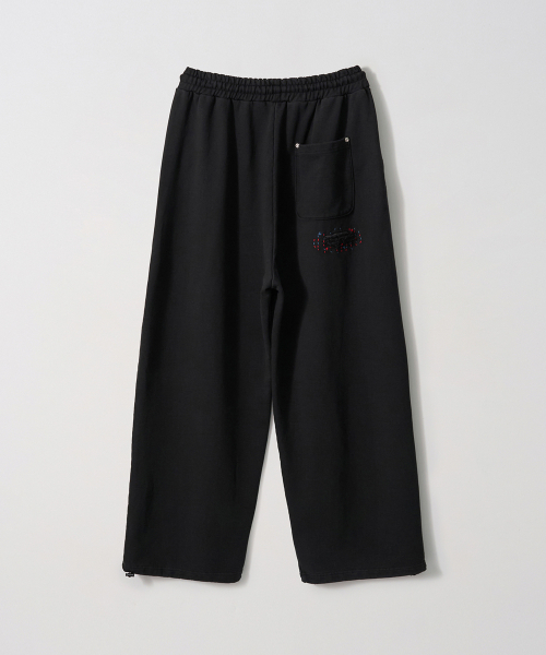 GARMENTS FAB（ガーメンツファブ）の「Washed Hand Stitch Sweatpants (BLACK)（スウェットパンツ・レディース・その他・MEDIUM/LARGE）」の2枚目の写真