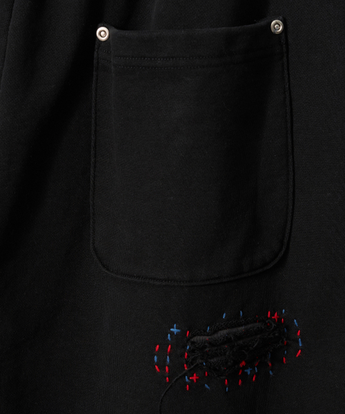 GARMENTS FAB（ガーメンツファブ）の「Washed Hand Stitch Sweatpants (BLACK)（スウェットパンツ・レディース・その他・MEDIUM/LARGE）」の6枚目の写真