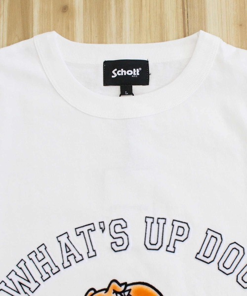 TopIsm（トップイズム）の「WHAT'S UP DOG T-SHIRT（Tシャツ/カットソー・メンズ・ホワイト・XL/L/M）」の5枚目の写真