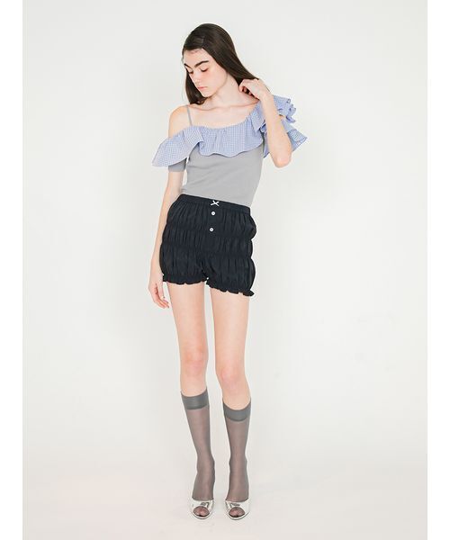 SORIN(ソリン )の「Asymmetric Frilled Top/アシンメトリック フリルトップ(Tシャツ/カットソー・レディース・グレー/ダークネイビー/ブラック・38)」の20枚目の写真