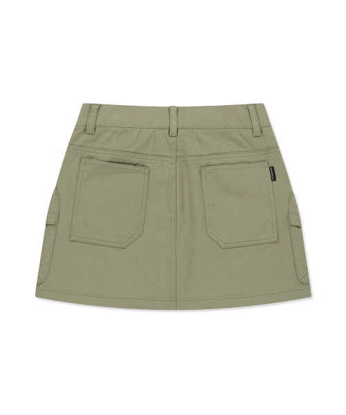BROWNBREATH(ブラウンブレス)の「W TAG CARGO MINI SKIRT - KHAKI(スカート・レディース・その他・SMALL/MEDIUM)」の2枚目の写真