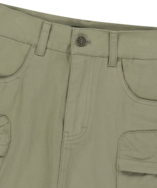BROWNBREATH(ブラウンブレス)の「W TAG CARGO MINI SKIRT - KHAKI(スカート・レディース・その他・SMALL/MEDIUM)」の3枚目の写真