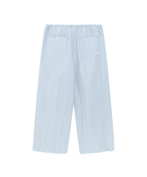 THECOLDESTMOMENT(ザコールデストモーメント)の「TCM mini logo nylon pants (sky blue)(スウェットパンツ・レディース・その他・SMALL/MEDIUM/LARGE)」の3枚目の写真