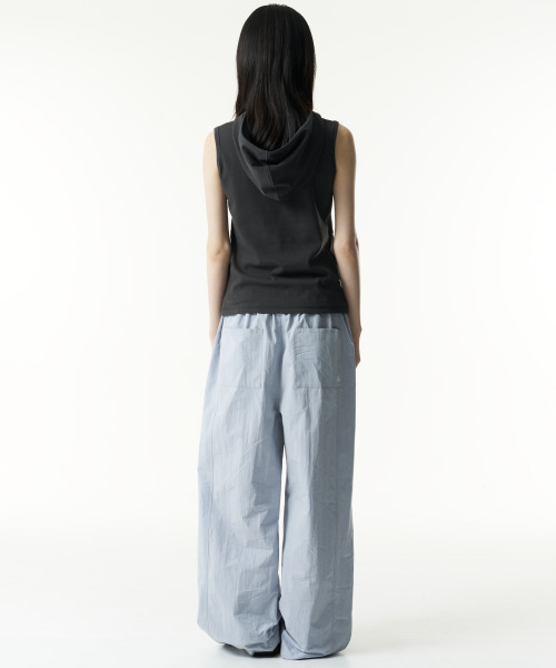THECOLDESTMOMENT(ザコールデストモーメント)の「TCM mini logo nylon pants (sky blue)(スウェットパンツ・レディース・その他・SMALL/MEDIUM/LARGE)」の10枚目の写真