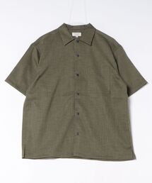 【NATURAL STORY/ナチュラルストーリー】【涼しく快適!リネンタッチ】 ストレッチシャツ 夏服 リネンライク 清涼感 羽織り