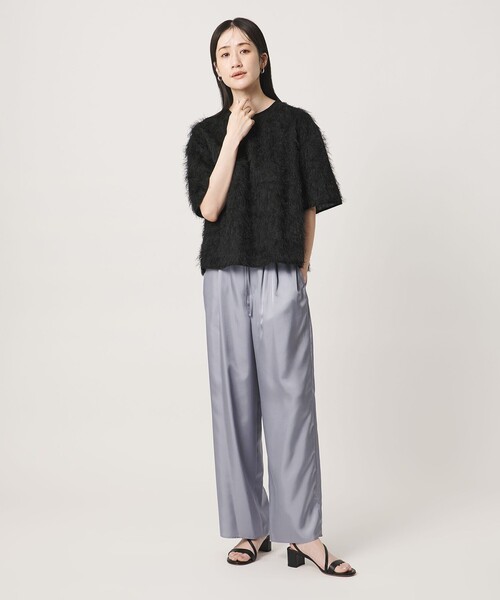 UNITED ARROWS(ユナイテッドアローズ)の「フリンジ Tシャツ ブラウス(シャツ/ブラウス・レディース・ホワイト/ブラック・FREE)」の4枚目の写真