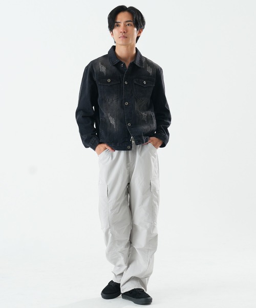 Beno(ビーノ)の「カーゴパンツ(カーゴパンツ・メンズ・シルバーグレー/ブラック・MEDIUM/LARGE/X-LARGE)」の9枚目の写真