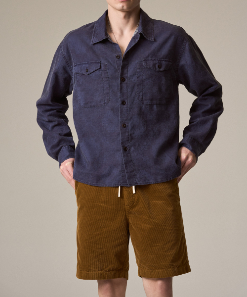 RISE&BELOW(ライズアンドビロー)の「ガーメントダイ サマー コーデュロイ ショーツ BROWN(その他パンツ・メンズ・その他・30/32/34/36)」の4枚目の写真