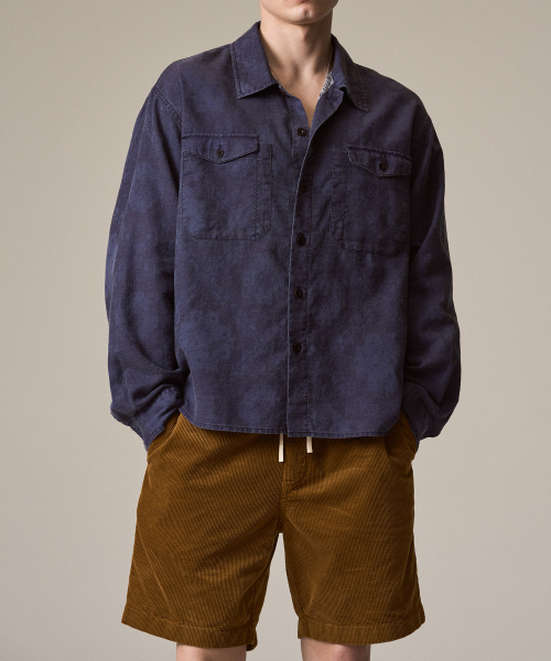 RISE&BELOW(ライズアンドビロー)の「ガーメントダイ サマー コーデュロイ ショーツ BROWN(その他パンツ・メンズ・その他・30/32/34/36)」の5枚目の写真