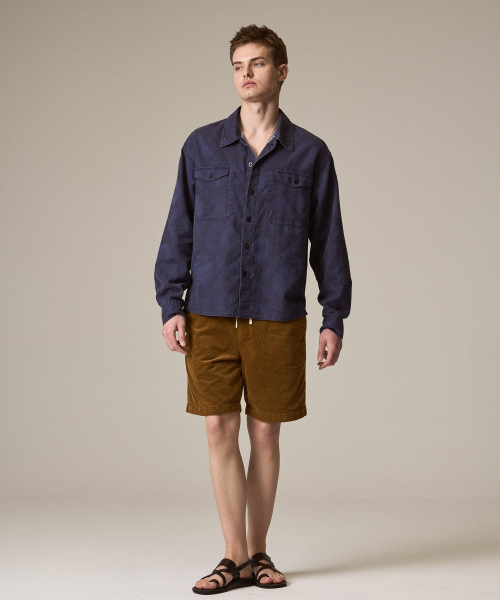 RISE&BELOW(ライズアンドビロー)の「ガーメントダイ サマー コーデュロイ ショーツ BROWN(その他パンツ・メンズ・その他・30/32/34/36)」の7枚目の写真