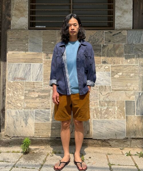 RISE&BELOW(ライズアンドビロー)の「ガーメントダイ サマー コーデュロイ ショーツ BROWN(その他パンツ・メンズ・その他・30/32/34/36)」の8枚目の写真